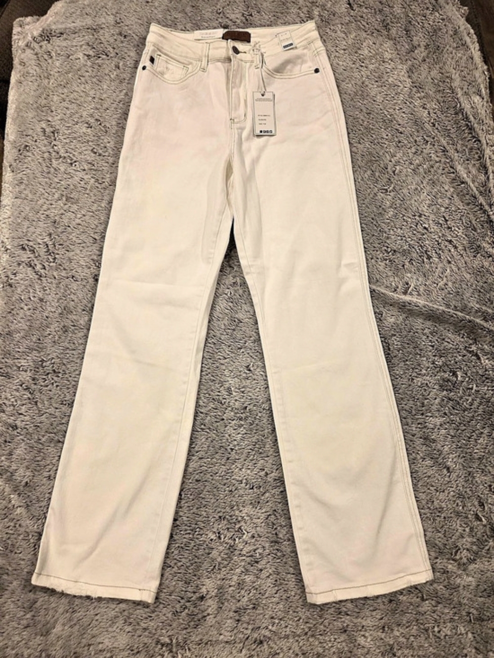 Judy Blue Straight Fit High Waist Jeans Straight Leg Jeans Sz 7/28